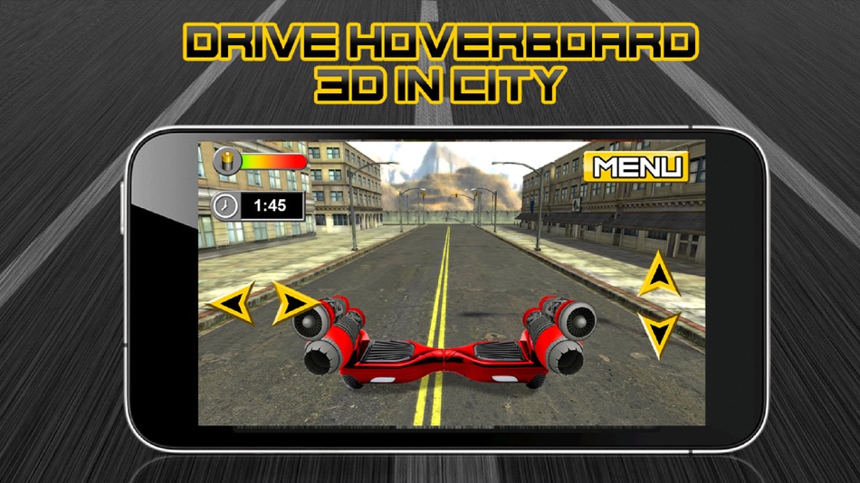 #1. Drive Hoverboard 3D In City (iOS) 来自: Stepan Ivanov