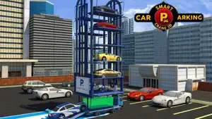 Multi Level Car Parking Crane Driving Simulator 3D screenshot #1 for iPhone