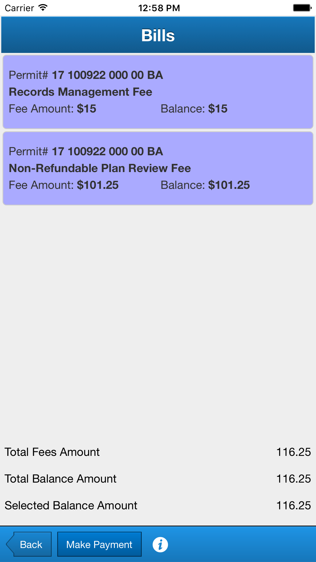 Sarasota County Contractor App screenshot 5