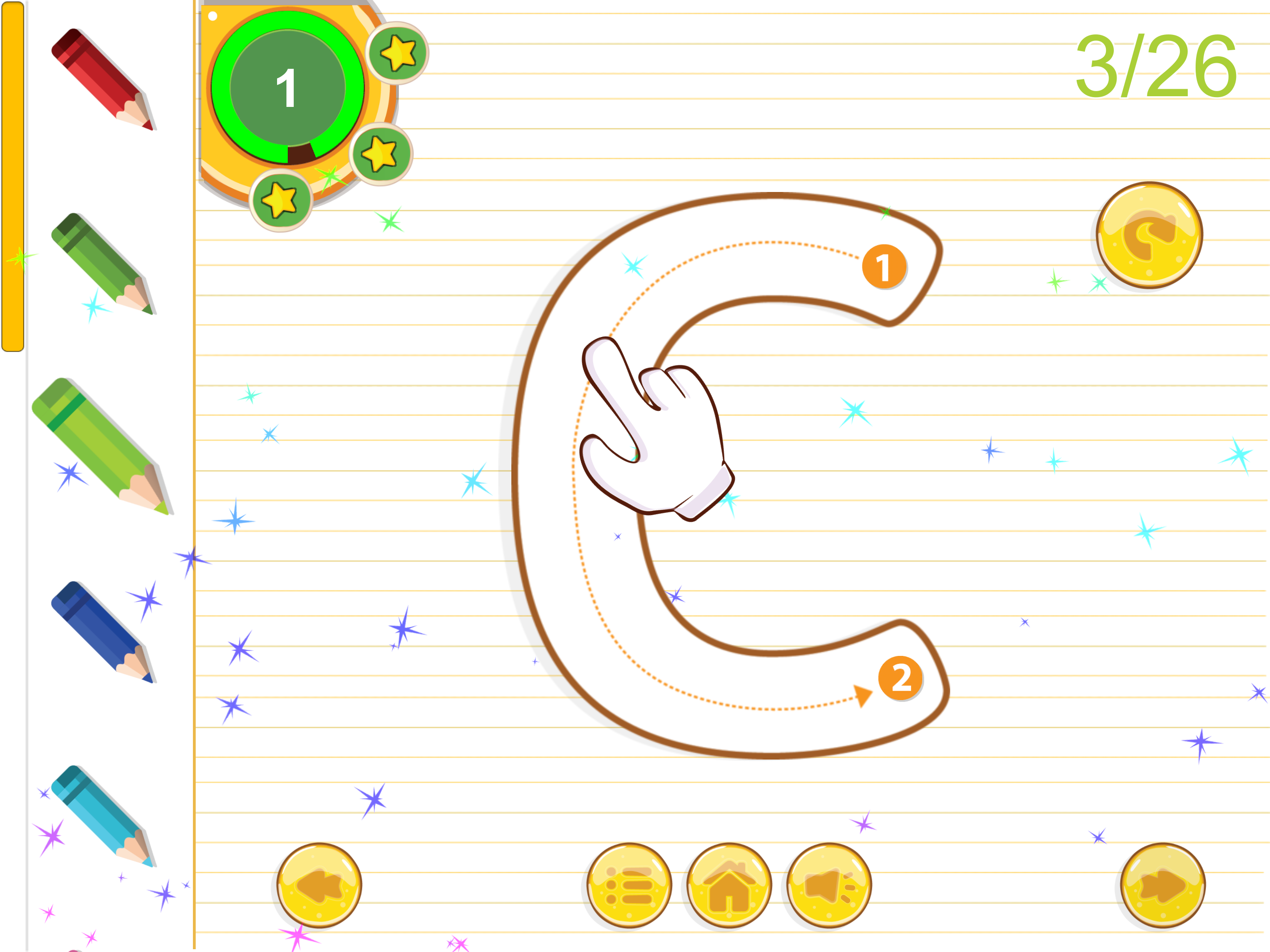ABC Tracing : Dragon For Kids