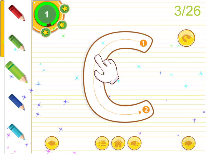 ABC Tracing  Dragon For Kids