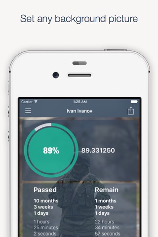 Soldier Cowntdown PRO – timer for iPhone and iPadのおすすめ画像1