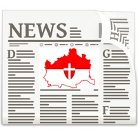 Austria News in English & Austrian Radio app icon - News app for iPhone