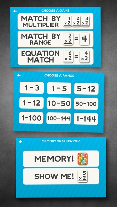 Screenshot #3 pour Multiplication Cartes Flash Jeux Fun Math