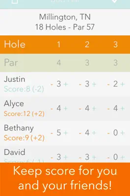 Game screenshot iDisc Golf Scorecard mod apk