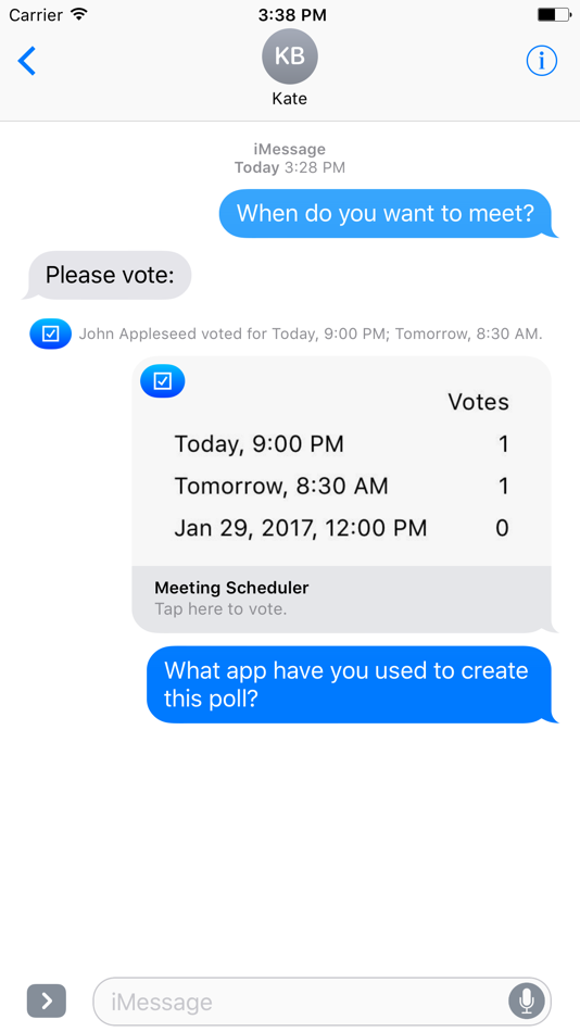 #1. Meeting Scheduler (iOS) Podle: EFRAC