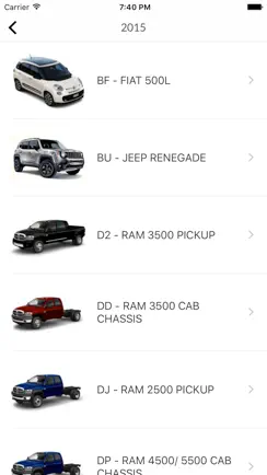 Car Parts for Chrysler - ETK Spare Parts Diagrams iPhone image 3