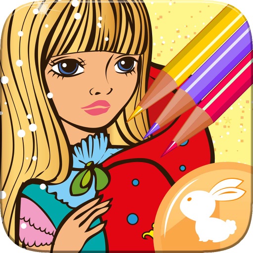 Princess Coloring Book Free For Toddler And Kids icon