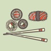 Japanese Traditional Food Stickers