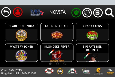 Mediabet Casinò screenshot 3