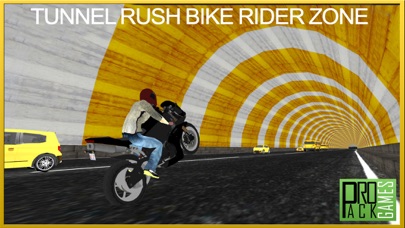 Tunnel Rush Motor Bike Rider Wrong Way Dander Zone