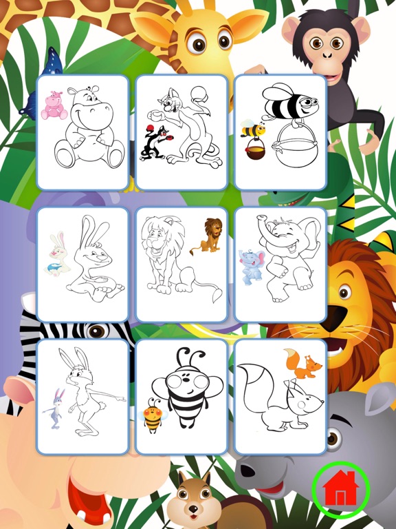 Screenshot #4 pour Kids Drawing and Coloring Book Free