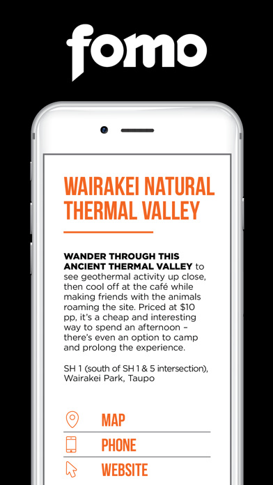 Screenshot 4 of FOMO Guide Taupo App