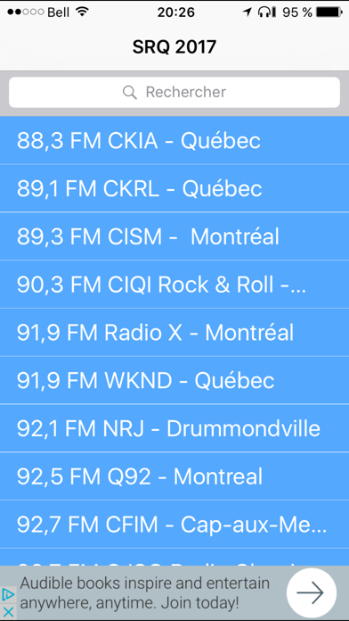 Screenshot #2 pour Sélection Radio du Québec