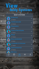 Lab Values Reference Guide screenshot