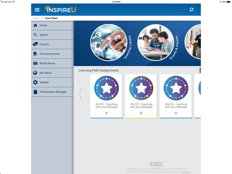 Cox InspireU for iPad