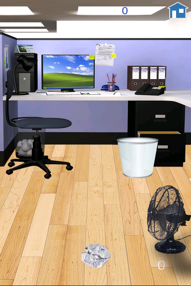 Paper Basketball Office screenshot 3