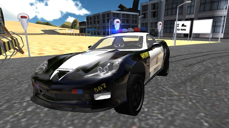 City Traffic Police Car Driving screenshot-4