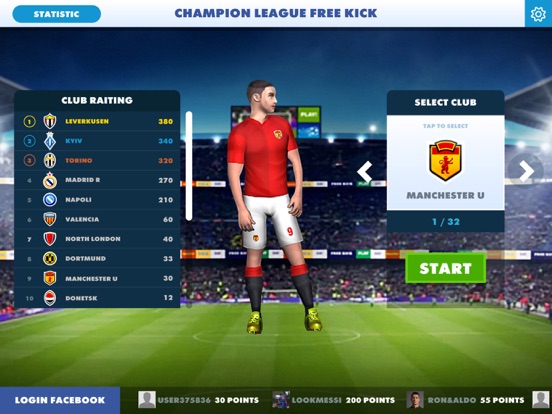 Screenshot #4 pour Champions Free Kick League 17