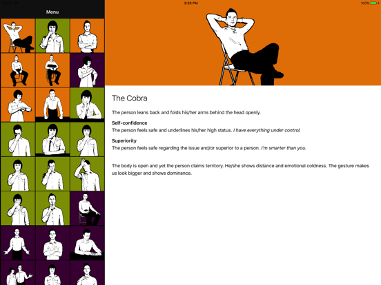 BLT Body Language Trainer iPad app afbeelding 1