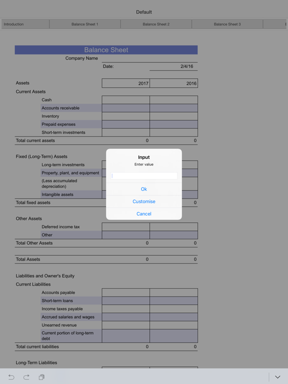 Screenshot #5 pour Balance Sheet