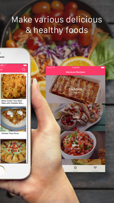 Screenshot #2 pour Mexican Recipes: Healthy cooking recipes & videos