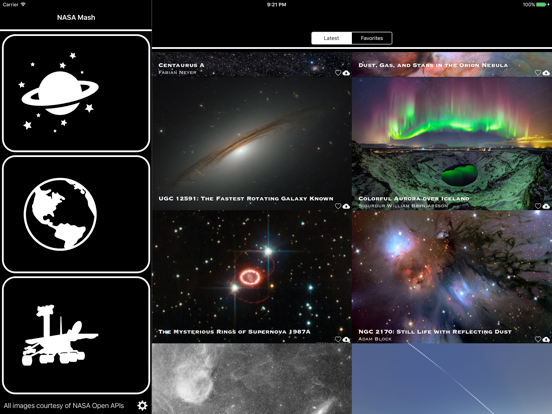 NASA Mash iPad screenshot 3 - Education app