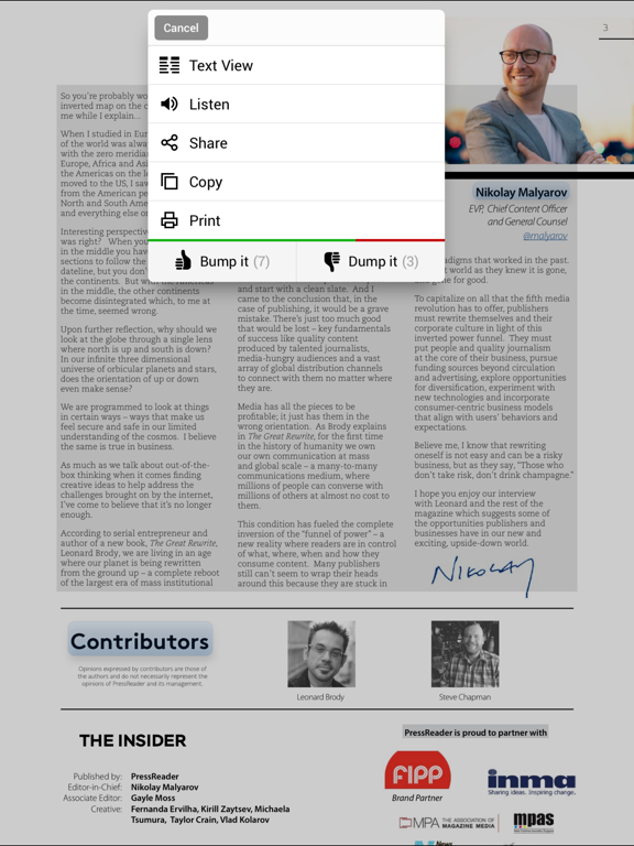 Screenshot #5 pour PressReader The Insider