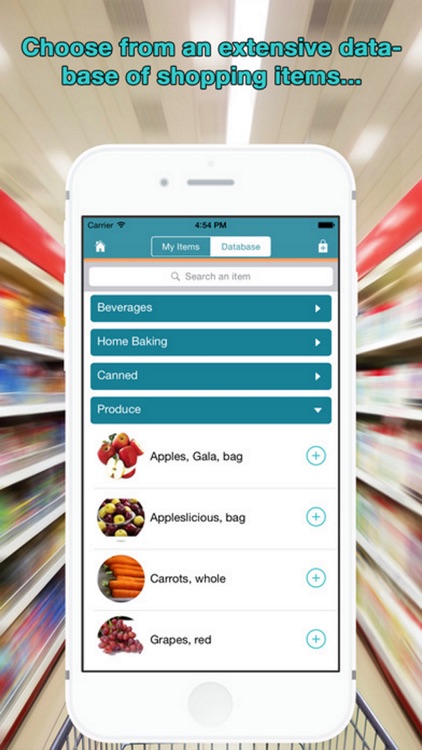 WatchList Pro. Grocery Shopping list on your Watch