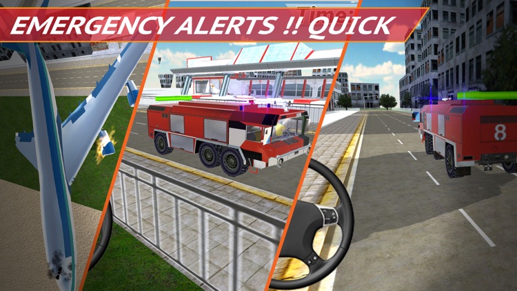 911 Airplane Emergency Rescue Sim 3d screenshot-3