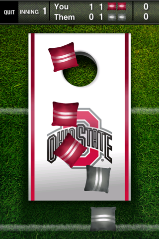 Ohio State Buckeyes Cornhole screenshot 3