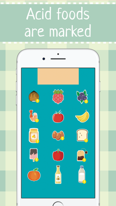 Alkaline foods Diet food list Acidity guide PH app screenshot 3