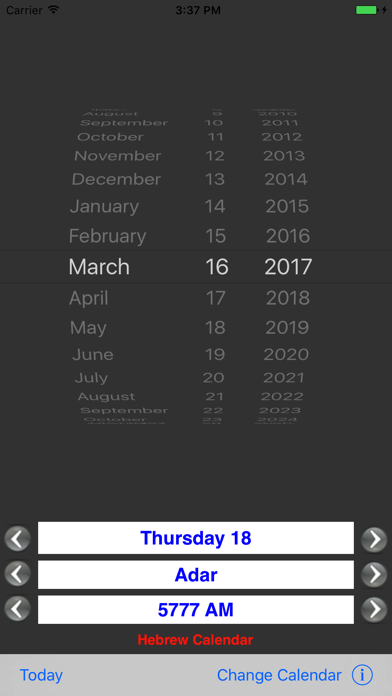 Screenshot #1 pour Date Converter Calendars