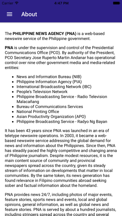 PNA - Philippine News Agency iPhone screenshot 5