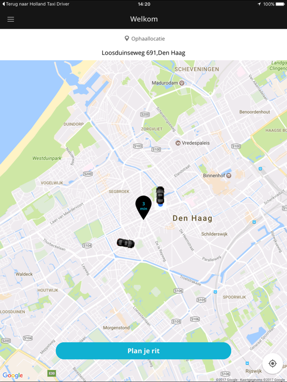 Screenshot #4 pour Holland Taxi App