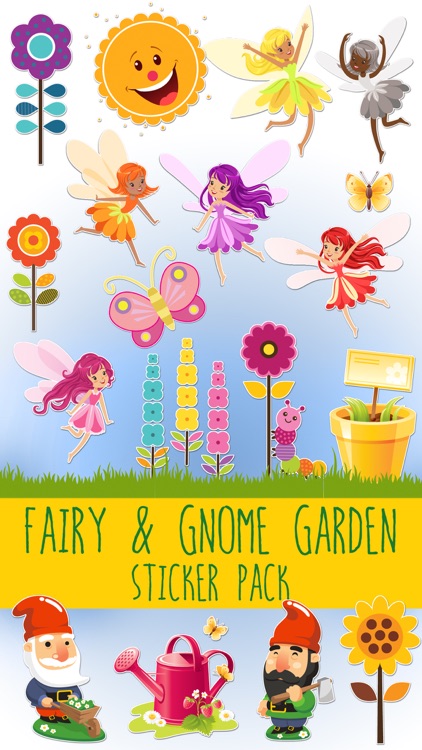 Fairy and Gnome Garden Sticker Pack