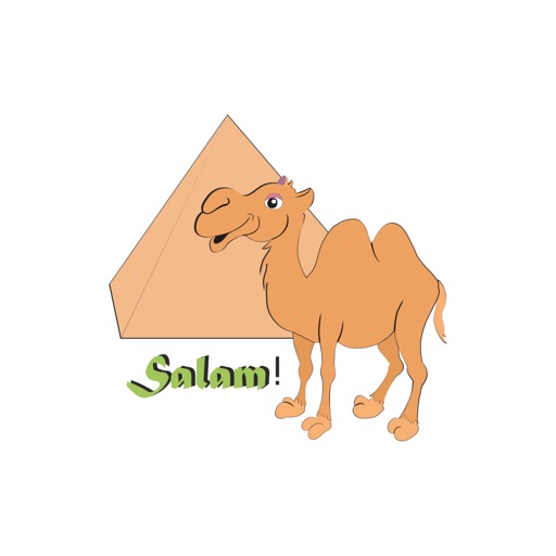 Happy Camel stickers by Mirakyan