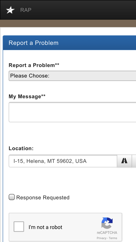 #2. MDT Report A Problem (iOS) Podle: Montana Department of Transportation