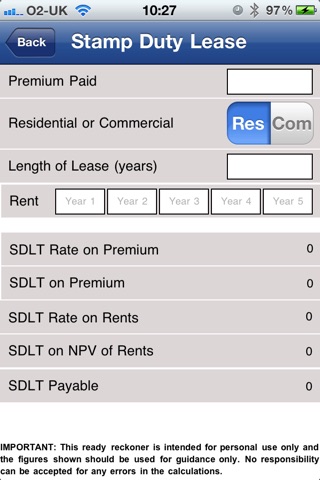 BulleyDavey Tax Tools screenshot 3