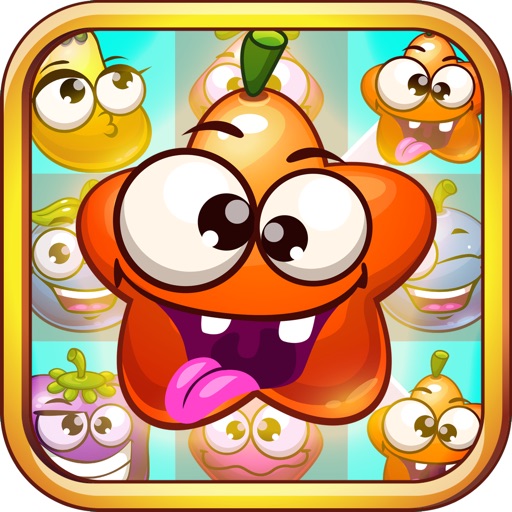 Crazy Cute Pop Fruit Link Mania - Connect & Splash iOS App