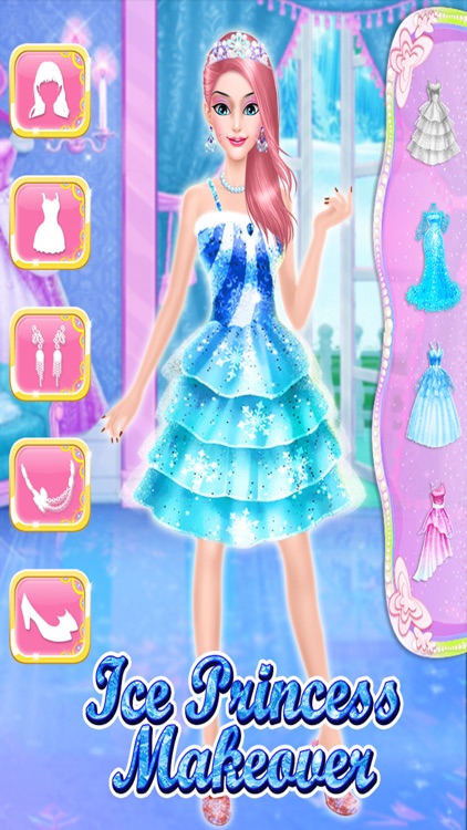 Ice Princess makeup salon : dress-up Parlor screenshot-3