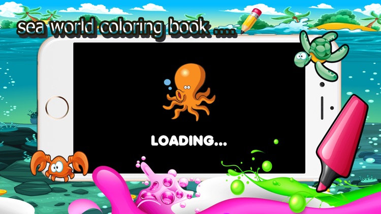 sea world coloring book