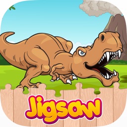 Dinosaur Park Jigsaw Puzzle Jurassic Dino Monde