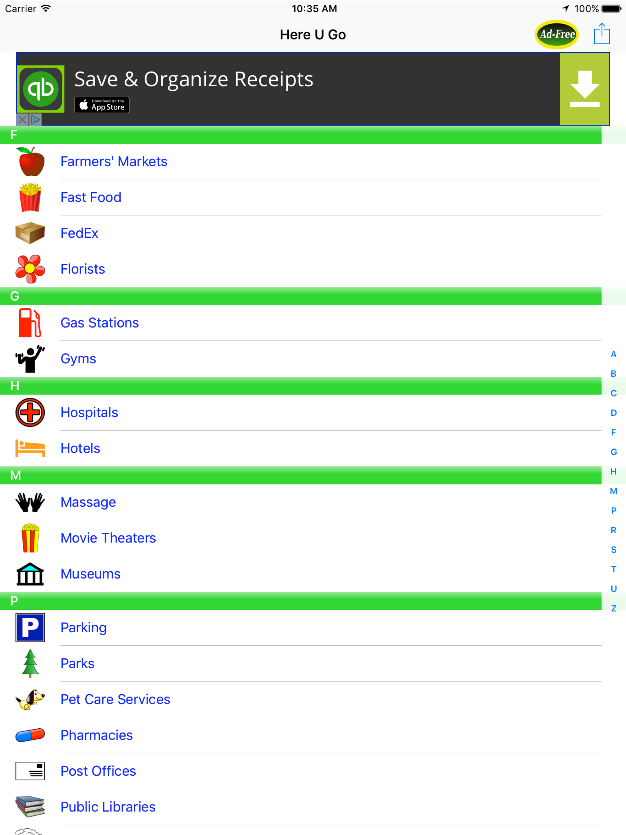 Here U Go! Local Places Finder & Business Locator