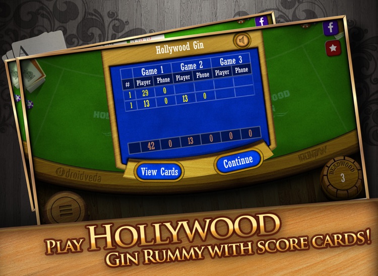 Gin Rummy HD Free! screenshot-3
