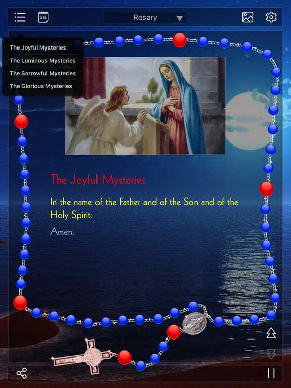 Screenshot #4 pour Holy Rosary Audio Deluxe(Rosary and Divine Mercy)