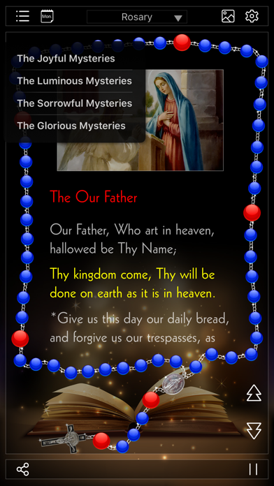 Holy Rosary Audio Deluxe(Rosary and Divine Mercy) Screenshot