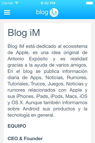 Blog iM screenshot 3