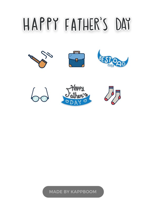 Screenshot #5 pour I Love My Dad Stickers