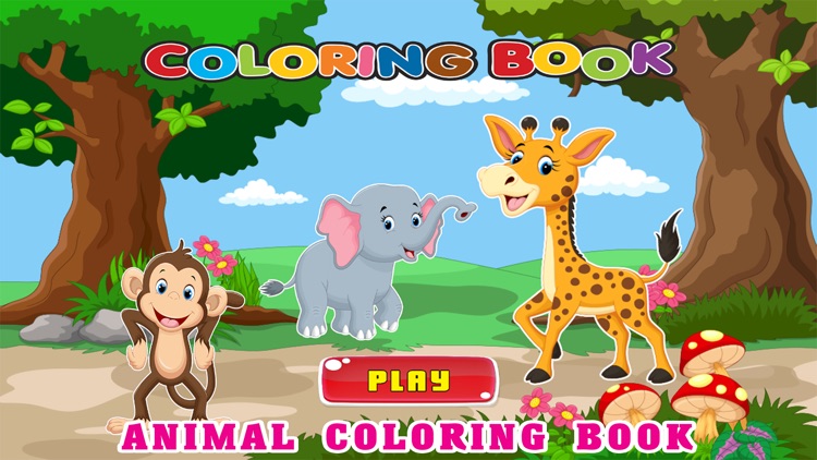 Animal Coloring Book - Free Painting Page for Kids